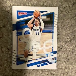 Luka Doncic signed card